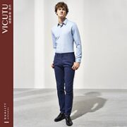 VICUTU 威可多 男士长袖衬衫 VRW19151736A