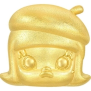 李治廷同款 周生生泡泡玛特MOLLY小画家串珠足金转运珠94119C预订
