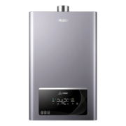海尔（Haier）家用燃气热水器天然气 无级变频风机密闭稳燃舱水量伺服器 节能低噪高抗风高楼层适用强排式热水器 高配水伺服/五重净水洗/智能e感温16升