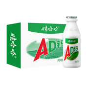 娃哈哈 AD钙奶多规格整箱儿童饮料含乳饮品儿时经典/草莓味近期生产 大瓶220g*24瓶(51%客户选择）
