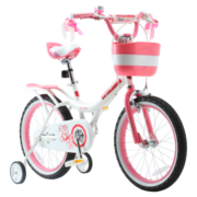 优贝（RoyalBaby）儿童自行车女孩单车脚踏车3-5岁带辅助轮珍妮公主14寸
