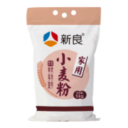 新良家用小麦粉 中筋面粉5kg 面条包子馒头饺子用小麦粉