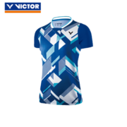 VICTOR威克多羽毛球服大赛系列针织体恤透气上衣短袖训练运动服 T恤T-71006/F XL