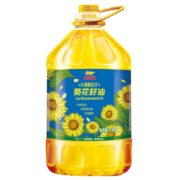 金龙鱼 食用油 物理压榨葵花籽油6.18L*2件+凑单品