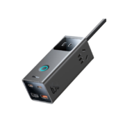 618预售：BASEUS 倍思 CCGAN65-3ACC 灵傲 氮化镓7合1插线板 1.5米 65W