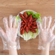 天降福利：易优家 一次性手套pe食品级 100只/包