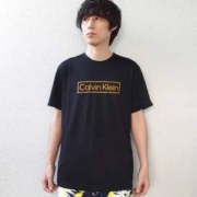 带UPF 40+防护，Calvin Klein 卡尔文·克莱恩 男式轻质速干防晒短袖T恤