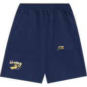 李宁（LI-NING）童装儿童运动短裤子夏款男小大童运动生活时尚休闲百搭卫裤