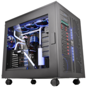 Tt（Thermaltake）Core W200 黑色 国际版 机箱水冷电脑主机（双系统机箱/工作站机箱/个性组装方案）