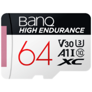 BanQ HIGH ENDURANCE V30 Micro-SD存储卡 64GB（UHS-I、V30、U3、A1）