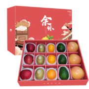 京鲜生 进口水果综合礼盒 端午水果礼盒（含佳沛奇异果*3+皇后苹果*3+ 南非柑*2+南非西柚*3个+牛油果*3）