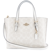 蔻驰COACH【官方直供】女士中号单肩包PVC白色C4250IMRFF