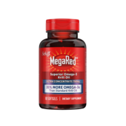 Schiff旭福 MegaRed脉拓南极磷虾油750mg软胶囊80粒（美国进口omega-3脂肪酸鱼油升级磷脂虾青素dha）