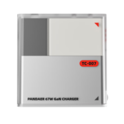 魅族 PANDAER 67W GaN 电源适配器 银色列车 多品牌融合快充方案 自适应匹配功率 支持多重协议 PTC07