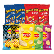 Lay's 乐事 薯片多口味（黄瓜味+原味+红烩味+鱿鱼味+鸡翅味）零食礼包400g 新春大礼包400g