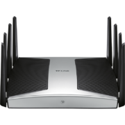 plus会员：TP-LINK 普联 AX7800 三频5400M 家用千兆无线路由器 Wi-Fi 6 单个装 黑白黑