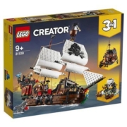 LEGO乐高 三合一系列 31109海盗船 男女孩益智拼搭积木玩具礼物