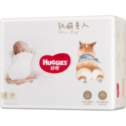 好奇（Huggies）软萌星人柯基裤纸尿裤M38片(6-11kg)中号婴儿尿不湿柔软超薄透气