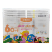 晨光(M&G)文具60色+4支白色防水速干大容量丙烯马克笔单头耐磨美术学生儿童手绘咕卡涂鸦DIY水性手提APMT3318