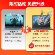 京东百亿补贴：七彩虹（Colorful） 笔记本电脑Pro X17 i9-12900H/满血RTX3060 16G内存/PCle 1TB固态 豪华定制
