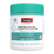 Swisse斯维诗 深海鱼油软胶囊200粒 富含omega-3 DHA EPA 平衡血脂 成人中老年适用 蓝帽认证【父亲节送礼】