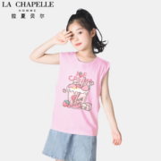亲肤透气！LA CHAPELLE HOMME 女童短袖t恤