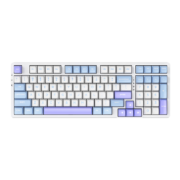 VGN V98Pro 游戏动力 客制化机械键盘三模 水晶酒红 海盐