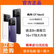 realme 真我GT Neo5骁龙8+大内存旗舰智能游戏手机240W闪充5G新品
