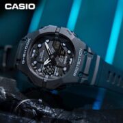 CASIO 卡西欧 G-SHOCK系列「次元时代」主题 男士蓝牙石英腕表 GA-B001-1A