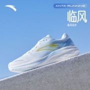 安踏临风丨轻质跑步鞋女款2023夏季网面透气软底跑鞋运动鞋女鞋子