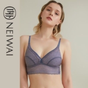 NEIWAI内外蕾丝法式带胸垫吊带打底背心内衣女无钢圈文胸