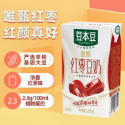 88VIP！SOYMILK 豆本豆 唯甄 红枣植物蛋白 250ml*6盒