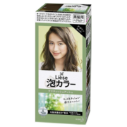 花王 （KAO）日本原装 日系时尚Liese莉婕染发泡沫黑发用护发染发剂染发膏 英国优雅灰棕