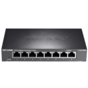普联（TP-LINK） 商用8口交换机千兆 企业级交换器 监控网络网线分线器 分流器 金属机身
