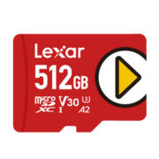 雷克沙（Lexar）行车记录仪内存卡 高速TF卡 switch无人机监控手机 PLAY tf存储卡 512G存储卡