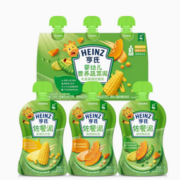 88VIP！Heinz 亨氏 婴幼儿营养蔬菜泥鱼泥肉泥 216g
