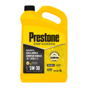 百适通 (Prestone)全合成机油润滑油 钼流体技 5W-30 SP级 4L