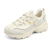 Skechers斯凯奇花心熊二代优雅人鱼姬花朵女鞋透气增高休闲老爹鞋