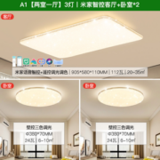 NVC Lighting  雷士照明 A1 两室一厅吸顶灯套餐 语音智控客厅+卧室*2