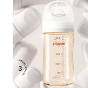 贝亲（Pigeon）自然实感第3代 婴儿宽口径PPSU奶瓶 330ml  AA194 LL号 9个月以上