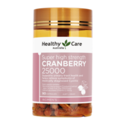 HealthyCare高浓度蔓越莓胶囊 女性私密健康营养泌尿呵护卵巢保养 25000mg*90粒