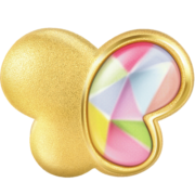 周生生 黄金转运珠 足金串珠Charme彩色宝贝 爱情童话蝴蝶 91835C定价