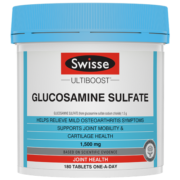 Swisse斯维诗 关节片 氨糖维骨力硫酸葡萄糖胺片1500mg 180片/瓶 修复软骨 呵护关节 骨骼健康 补钙好搭档