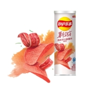 概率券：乐事Lay's 薯片工坊 西班牙火腿薯片 咸鲜味104克*2件