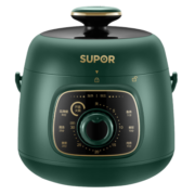 苏泊尔（SUPOR）电压力锅1.8L电高压锅小容量迷你压力锅智能迷你高压小1-2-3人高压煮饭煲汤锅 SY-18YA9061