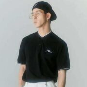 GXG 自我疗愈系列 男士短袖立领Polo衫