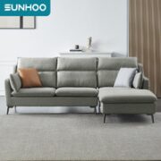 SUNHOO 双虎-全屋家具 557A 科技布沙发 3人位+左妃