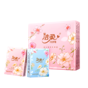 20点开抢:洁柔手帕纸 山室茶花香4层7片12包可湿水面巾纸