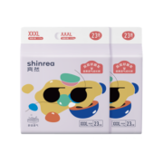 爽然（shinrea）超柔透气拉拉裤超薄成长裤婴儿尿不湿宝宝小内裤 拉拉裤 3XL23片*2包