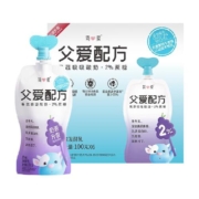 简爱父爱配方2%蔗糖果蔬吸吸袋酸奶100g*6袋